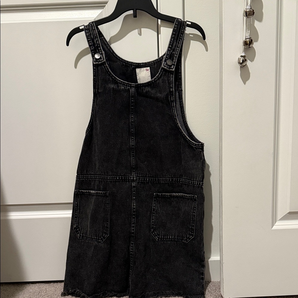 Sonoma Charcoal Women's Denim Overall Dress